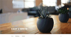 Desktop Screenshot of easy2write.com