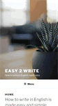 Mobile Screenshot of easy2write.com